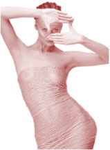 Laser cut dress girl