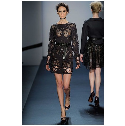 Laser Cut Dress Michael Angel