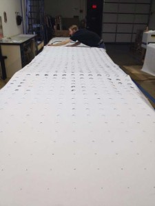 laser cutting large panels