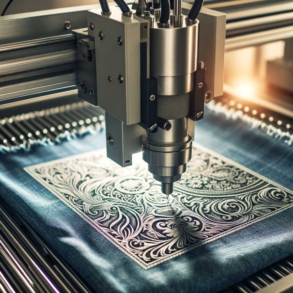 Laser Engraving And Cutting Denim Revolutionizing Fabric Design At