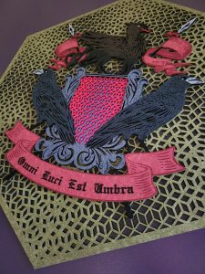 3D fabric branding created via professional laser cutting services.