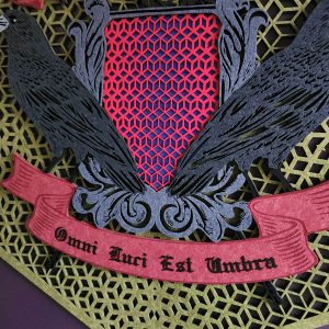 Zero fray edges on polyester fabric via thermal laser cutting services.